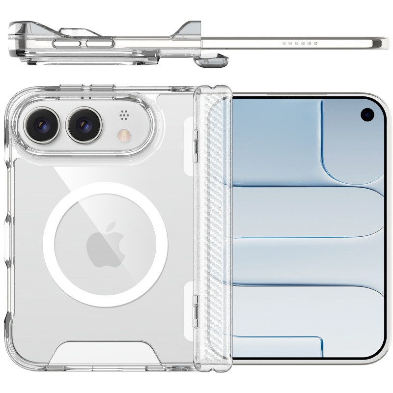 Замовити Чохол TPU Space Case with Magnetic Fit на Apple iPhone Duo (5.4/7.6") (Прозорий) на vchehle.ua