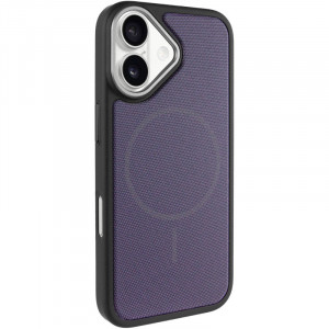 Чехол PC Textile Hybrid with Magnetic Fit для Apple iPhone 17 (6.3")