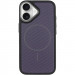 Фото Чехол PC Textile Hybrid with Magnetic Fit для Apple iPhone 17 (6.3") (Black / Purple) на vchehle.ua