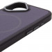Чехол PC Textile Hybrid with Magnetic Fit для Apple iPhone 17 (6.3") (Black / Purple) в магазине vchehle.ua