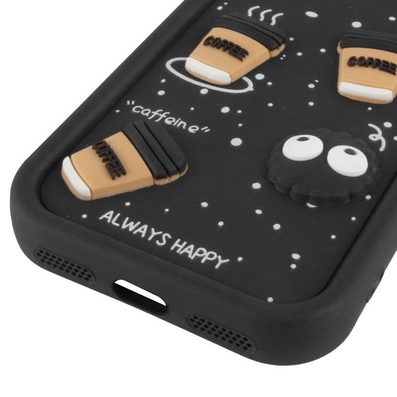 Купити Чохол TPU Toys Case with Ears на Apple iPhone 16e / 17e (6.1") (Black) на vchehle.ua