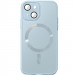 Чехол TPU+Glass Sapphire Midnight with Magnetic Fit для Apple iPhone 14 (6.1") (Голубой / Blue)