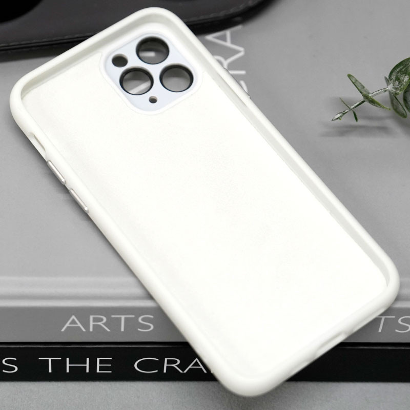 Фото Чехол TPU+Glass Sapphire Midnight with Magnetic Fit для Apple iPhone 14 Pro (6.1") (Белый / White) на vchehle.ua