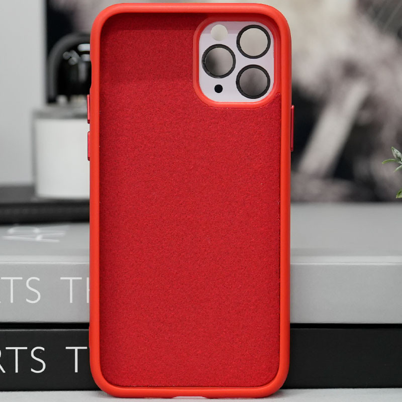 Фото Чехол TPU+Glass Sapphire Midnight with Magnetic Fit для Apple iPhone 14 Pro (6.1") (Красный / Red) в магазине vchehle.ua