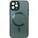 Чехол TPU+Glass Sapphire Midnight with Magnetic Fit для Apple iPhone 14 Pro Max (6.7") (Зеленый / Forest green)