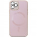 Чехол TPU+Glass Sapphire Midnight with Magnetic Fit для Apple iPhone 14 Pro Max (6.7") (Розовый / Pink Sand)