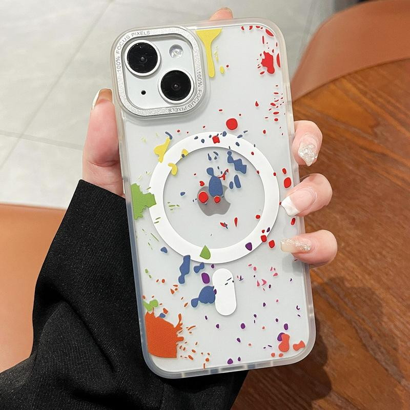 Фото Чехол TPU+PC Flush with Magnetic Fit для Apple iPhone 15 (6.1") (White) на vchehle.ua