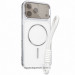 Чохол TPU+PC Pacific with Magnetic Fit and straps на Apple iPhone 17 (6.3") (White)