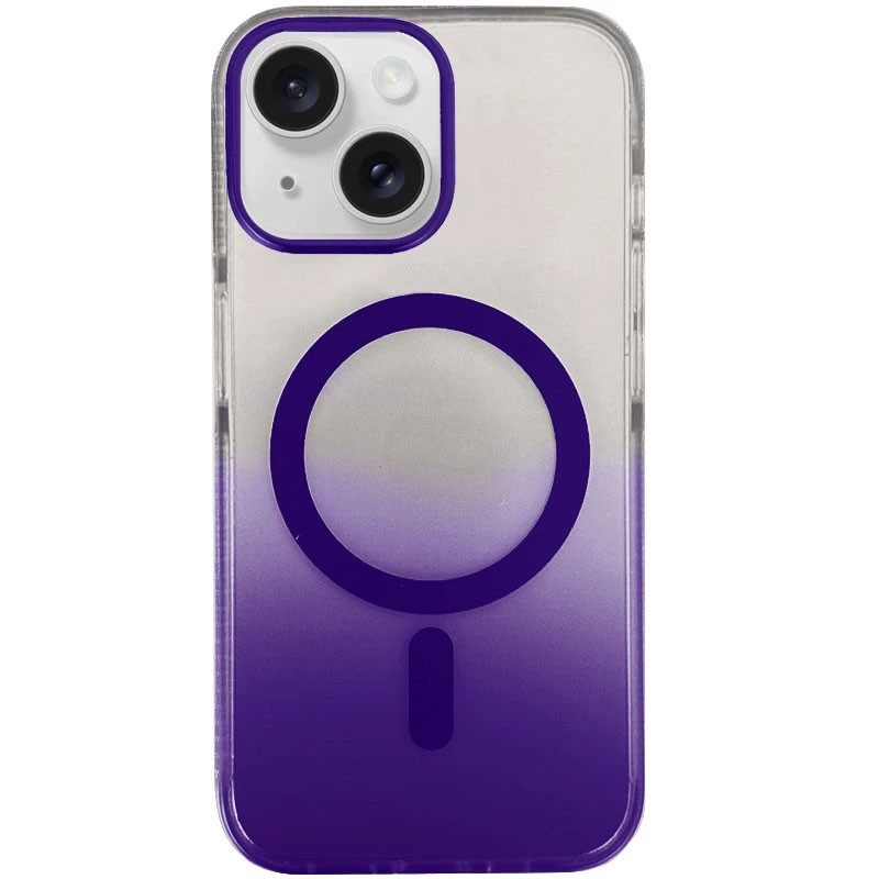 Чехол TPU+PC Phantom with Magnetic Fit для Apple iPhone 15 (6.1") (Purple)