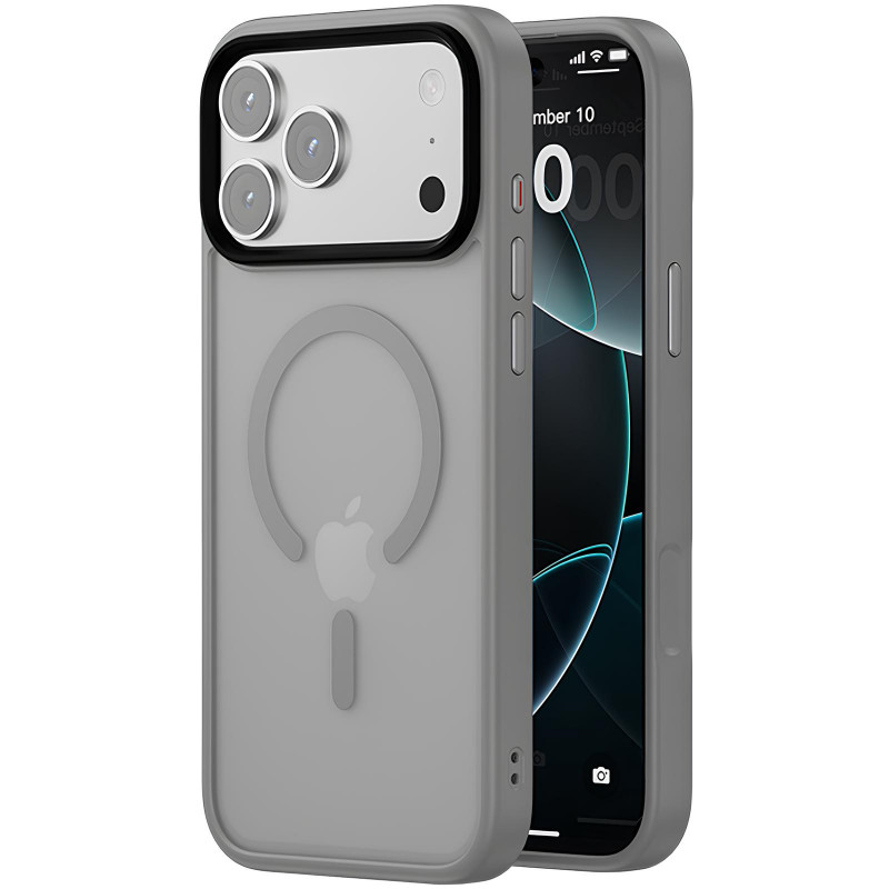 Чехол Ummi Colorful with Magnetic Fit для Apple iPhone 17 Pro / 18 Pro (6.3") (Серый / Grey)
