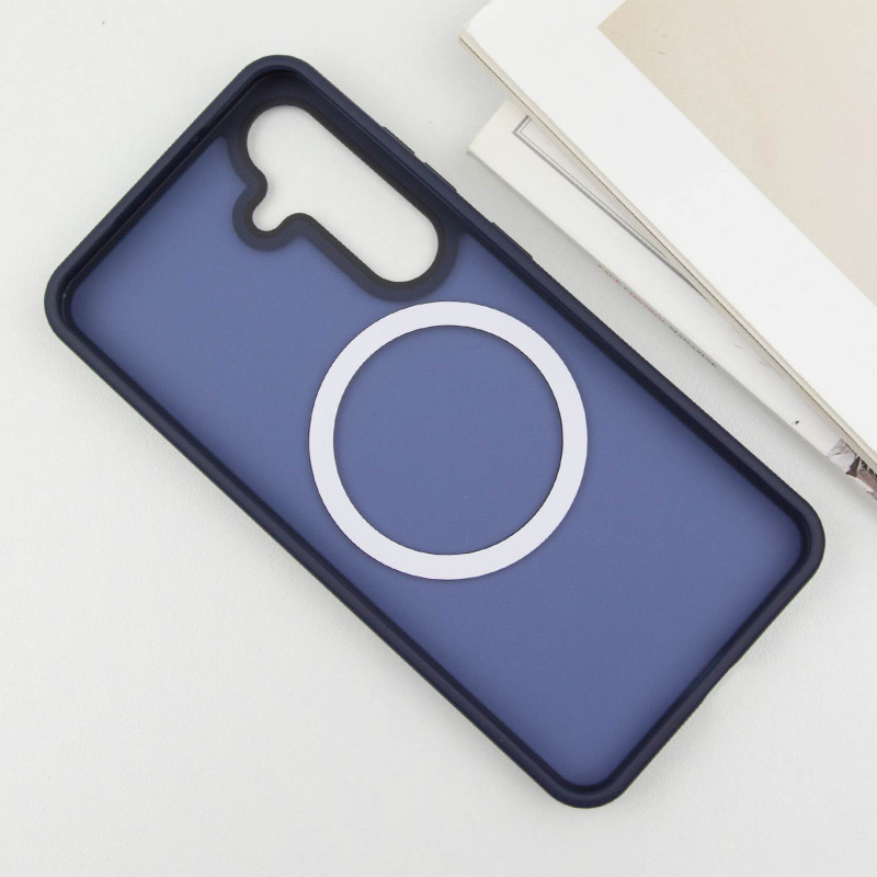 Чохол Ummi Colorful with Magnetic Fit на Samsung Galaxy S26+ (Синій / Navy Blue) в магазині vchehle.ua