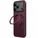 Чехол Ummi Stylish with Magnetic Fit для Apple iPhone 17 Pro / 18 Pro (6.3") (Deep Cherry)