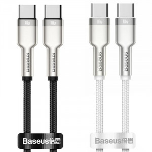 Дата кабель Baseus Cafule Metal Type-C to Type-C 100W (2m) (CATJK-D)