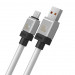 Купить Дата кабель Baseus CoolPlay Series USB to Type-C 100W (1m) (CAKW00060) (White) на vchehle.ua