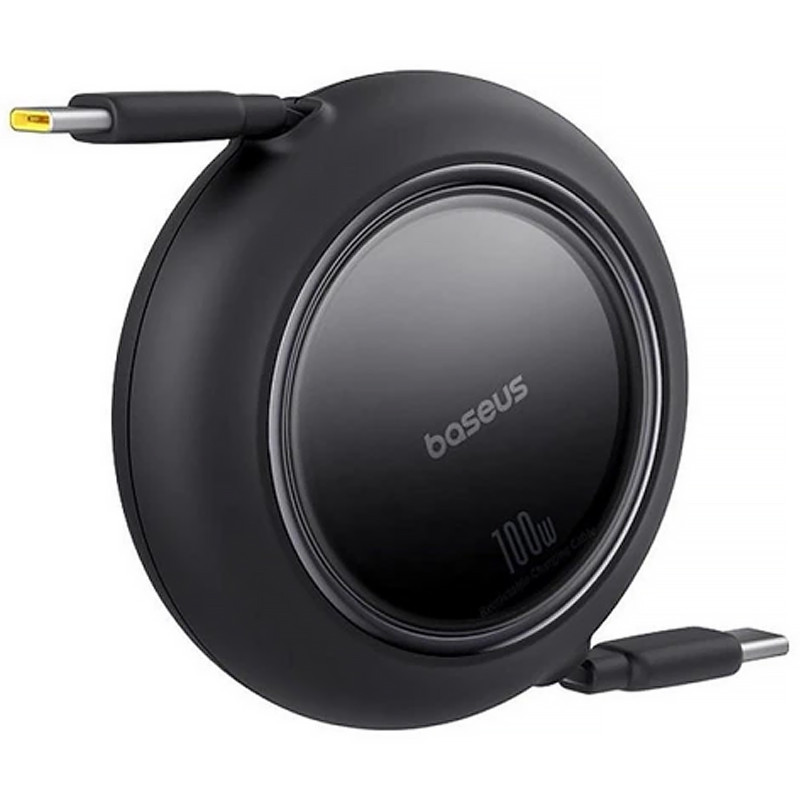 Фото Дата кабель Baseus Free2Pull Mini Retractable Type-C to Type-C 100W (2m) (P10364500113) (Cluster Black) на vchehle.ua