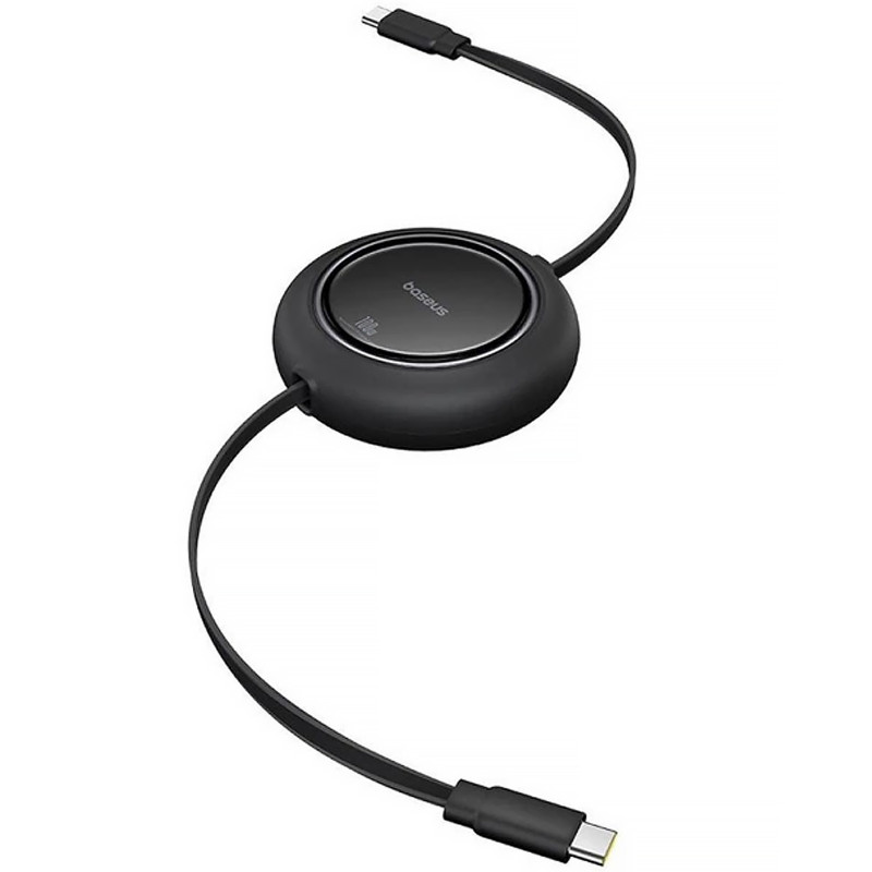Фото Дата кабель Baseus Free2Pull Mini Retractable Type-C to Type-C 100W (2m) (P10364500113) (Cluster Black) в магазине vchehle.ua