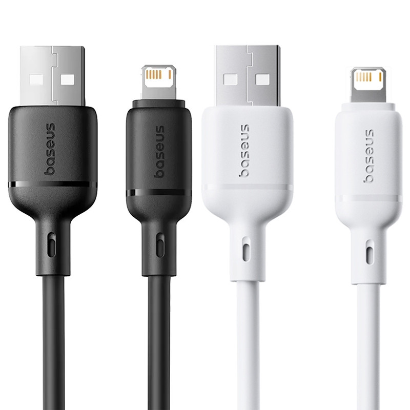Дата кабель Baseus Silky Series OS Fast Charging USB to Lightning 2.4A (1m) (P1037770)