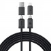 Дата кабель Baseus Versatile Two-for-Two USB/Type-C to Type-C/Lightning 60W (1m) (CB000162) (Cosmic Black)