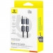 Заказать Дата кабель Baseus Versatile Two-for-Two USB/Type-C to Type-C/Lightning 60W (1m) (CB000162) (Cosmic Black) на vchehle.ua