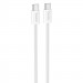 Дата кабель Hoco X104 Source 60W Type-C to Type-C (1m) (White)