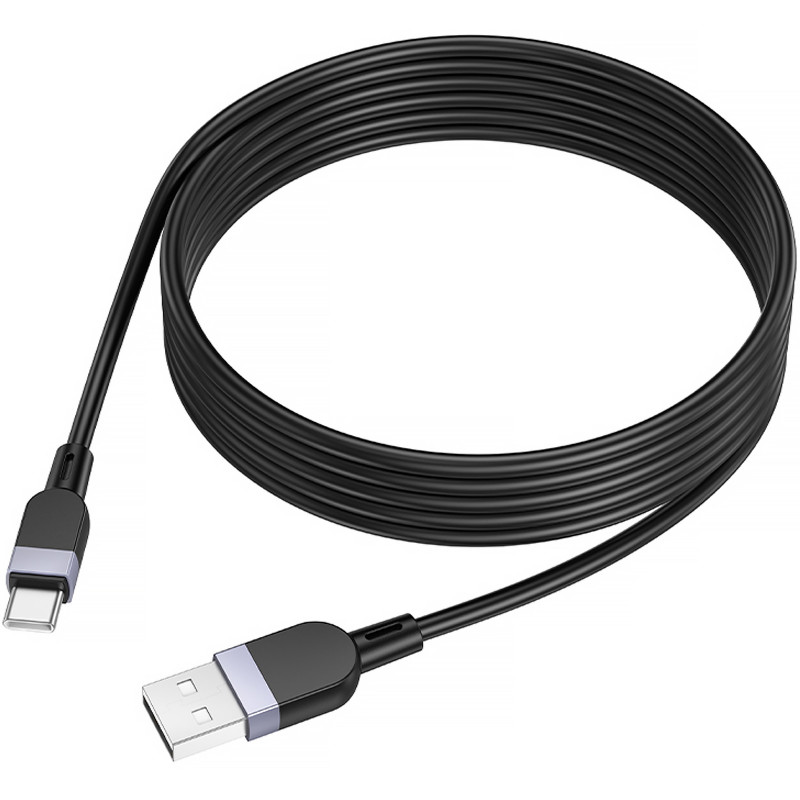 Фото Дата кабель Hoco X109 Energy silicone USB to Type-C (2m) (Black) в магазине vchehle.ua