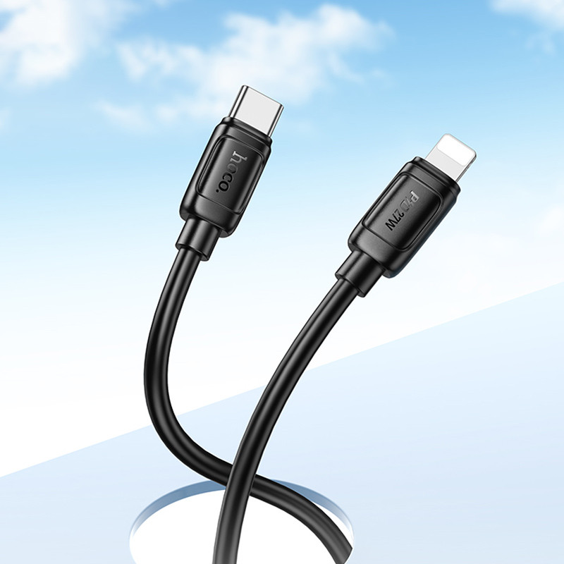 Купить Дата кабель Hoco X115 Surpass Type-C to Lightning 27W (1m) (Black) на vchehle.ua