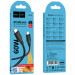Фото Дата кабель Hoco X124 Bien silicone Type-C to Type-C 60W (1m) (Black) в маназині vchehle.ua