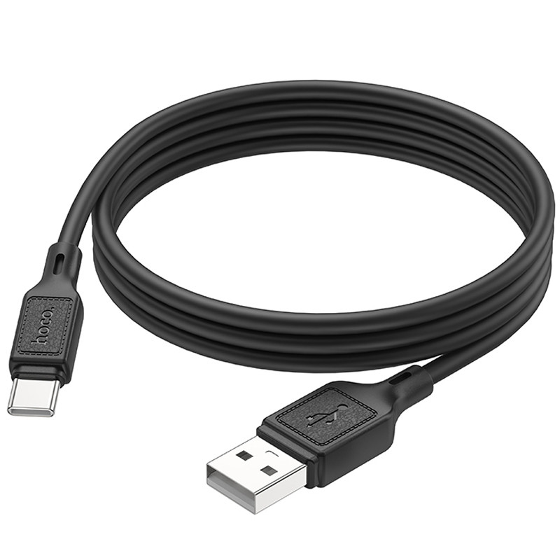 Дата кабель Hoco X90 Cool silicone USB to Type-C (1m) (Black) в магазине vchehle.ua