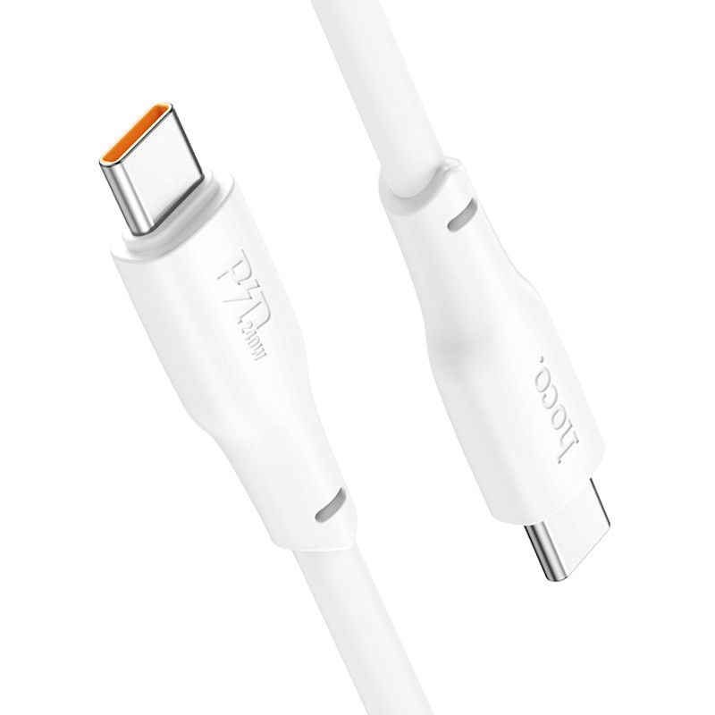 Дата кабель Hoco X93 Force Type-C to Type-C 60W (1m) (White) в магазине vchehle.ua