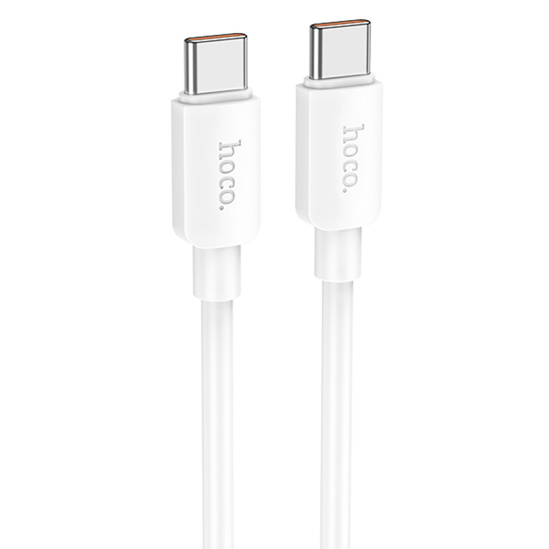 Дата кабель Hoco X96 Hyper Type-C to Type-C 100W (1m) (White)