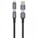 Дата кабель WIWU C077 Cyberlink Type-C to Lightning 27W (1m) (Silver)