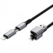 Дата кабель WIWU C077 Cyberlink Type-C to Lightning 27W (1m) (Silver) в магазине vchehle.ua