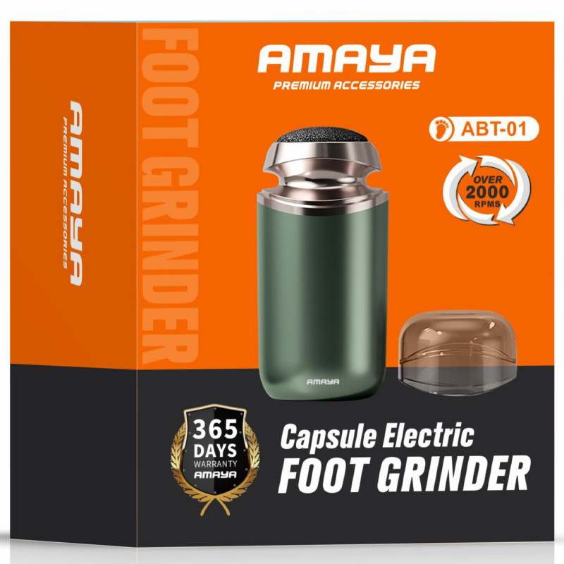 Фото Электрическая пемза для педикюра Amaya ABT-01 capsule (Black) на vchehle.ua