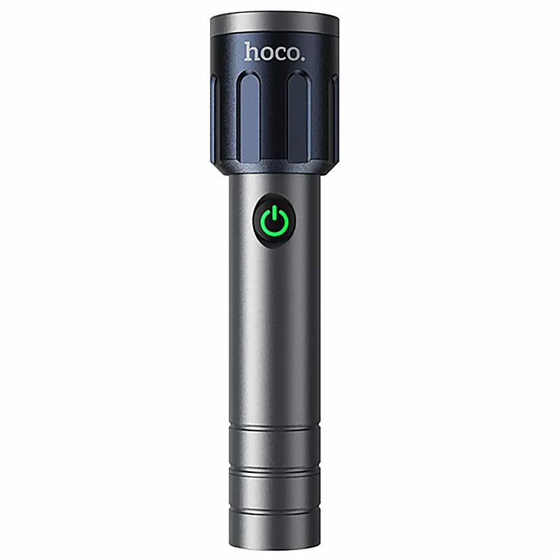 Фонарь аккумуляторный Hoco DL25 (1200Lm 350m 5000mAh) (Silver) в магазине vchehle.ua