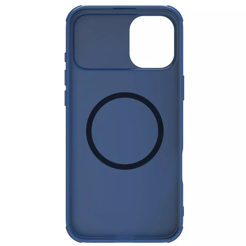 Заказать Карбоновая накладка Nillkin CamShield Pro Magnetic для Apple iPhone 16 (6.1") (Blue) на vchehle.ua