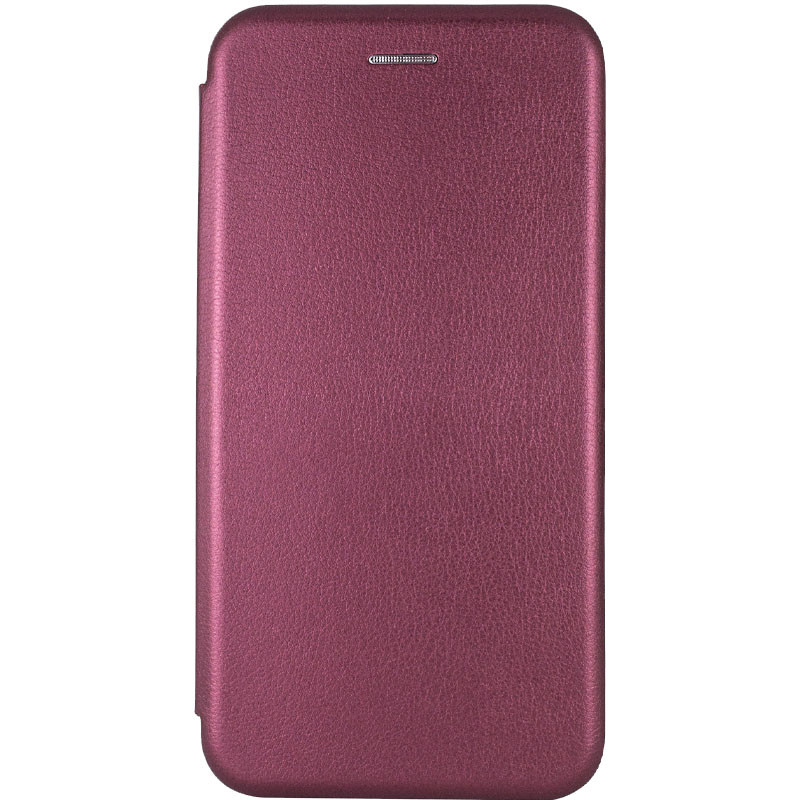 Кожаный чехол-книжка Classy для Apple iPhone 11 (6.1") (Бордовый)