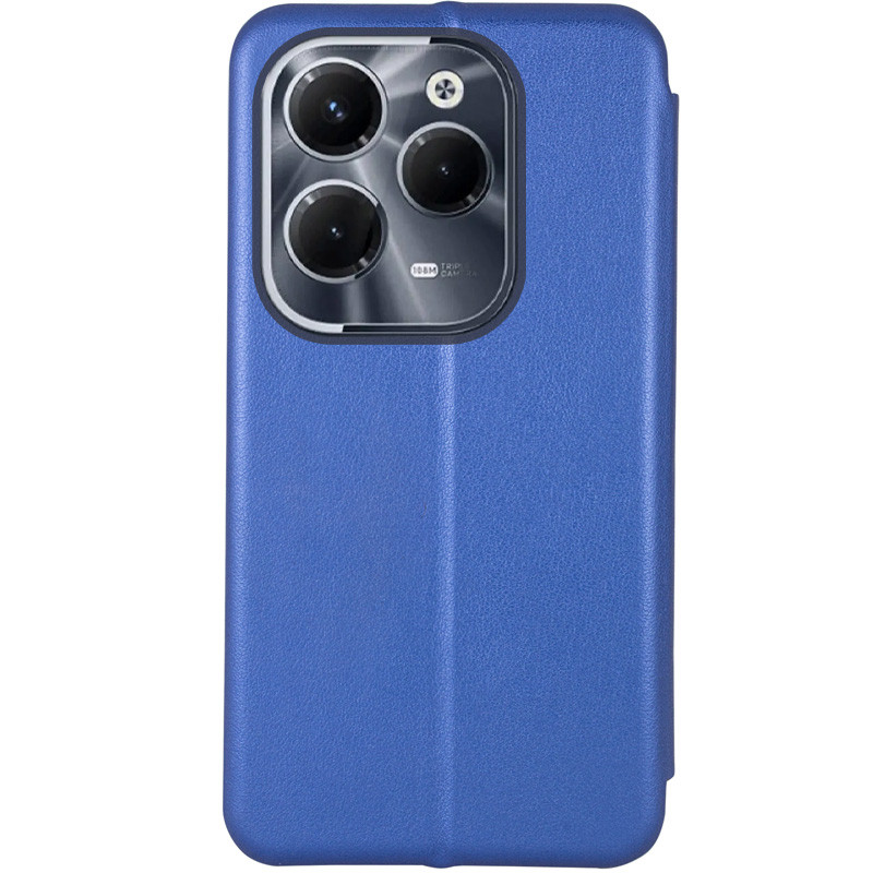 Фото Шкіряний чохол-книжка Classy на Infinix Hot 40 / 40 Pro / Tecno Spark 20 Pro (Синій) на vchehle.ua