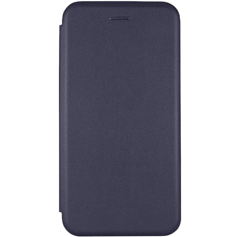 Шкіряний чохол-книжка Classy на Xiaomi Poco M7 4G (Темно-синій)