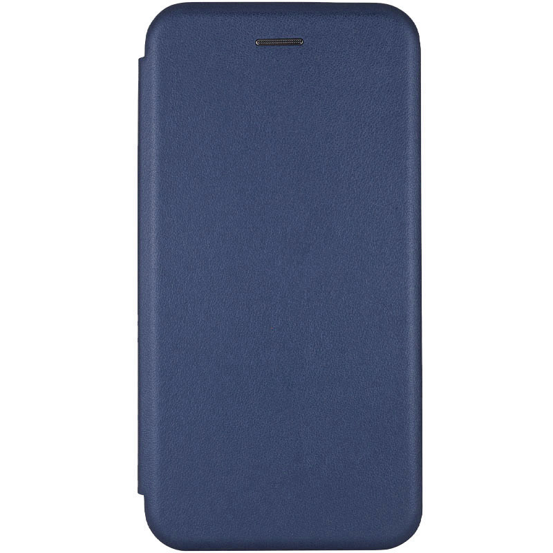 Кожаный чехол-книжка Classy для Xiaomi Redmi 9A (Темно-синий)