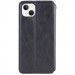 Фото Кожаный чехол-книжка GETMAN Cubic (PU) для Apple iPhone 13 / 14 (6.1") (Черный) на vchehle.ua