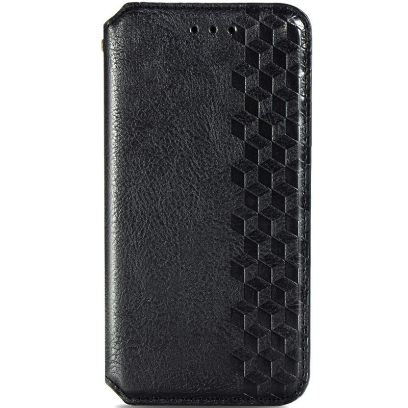Шкіряний чохол-книжка GETMAN Cubic (PU) на Xiaomi Redmi 10C (Чорний)