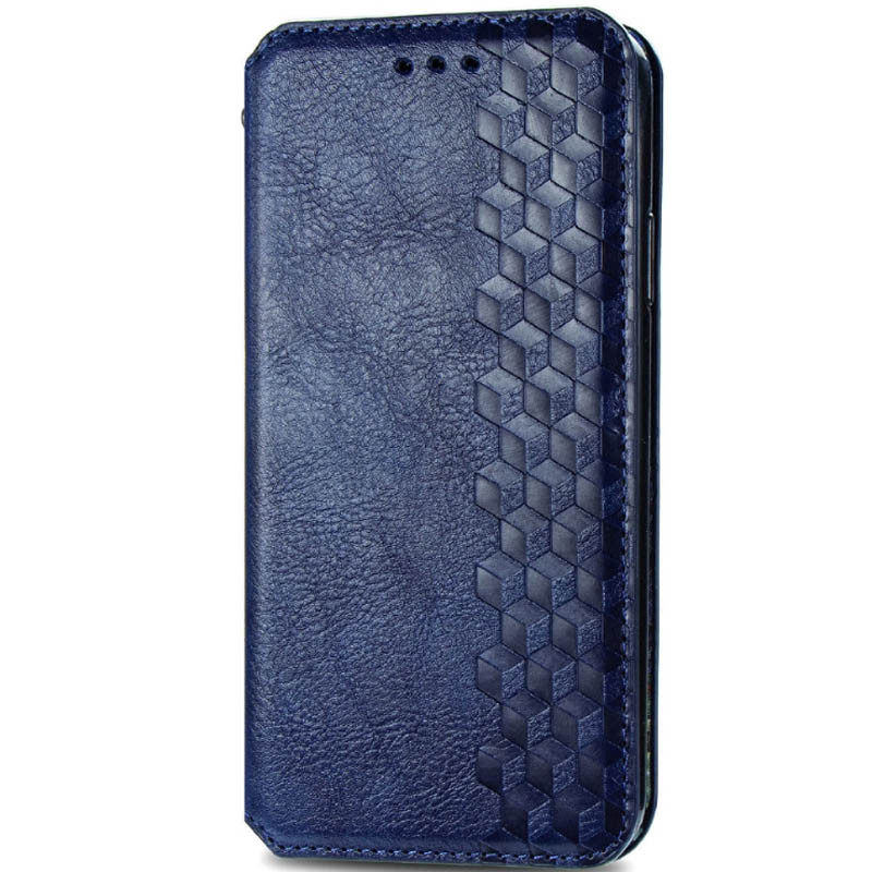 Шкіряний чохол-книжка GETMAN Cubic (PU) на Xiaomi Redmi 9A (Синій)