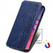 Купить Кожаный чехол-книжка GETMAN Cubic (PU) для Xiaomi Redmi Note 9s / Note 9 Pro / Note 9 Pro Max (Синий) на vchehle.ua