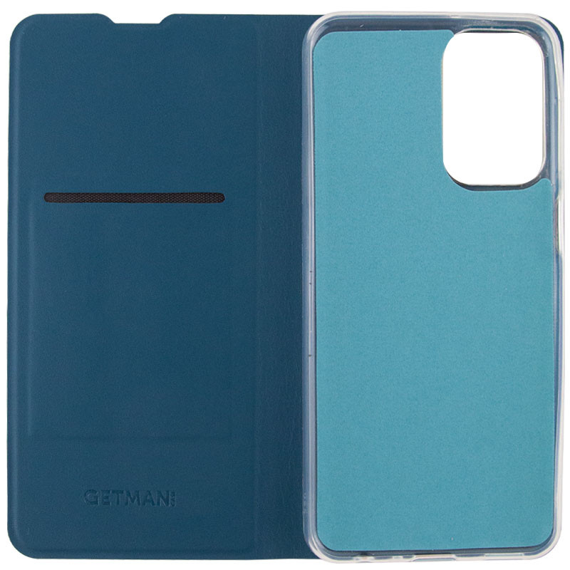 Шкіряний чохол-книжка GETMAN Elegant (PU) на TECNO Camon 19 (Синій) в магазині vchehle.ua