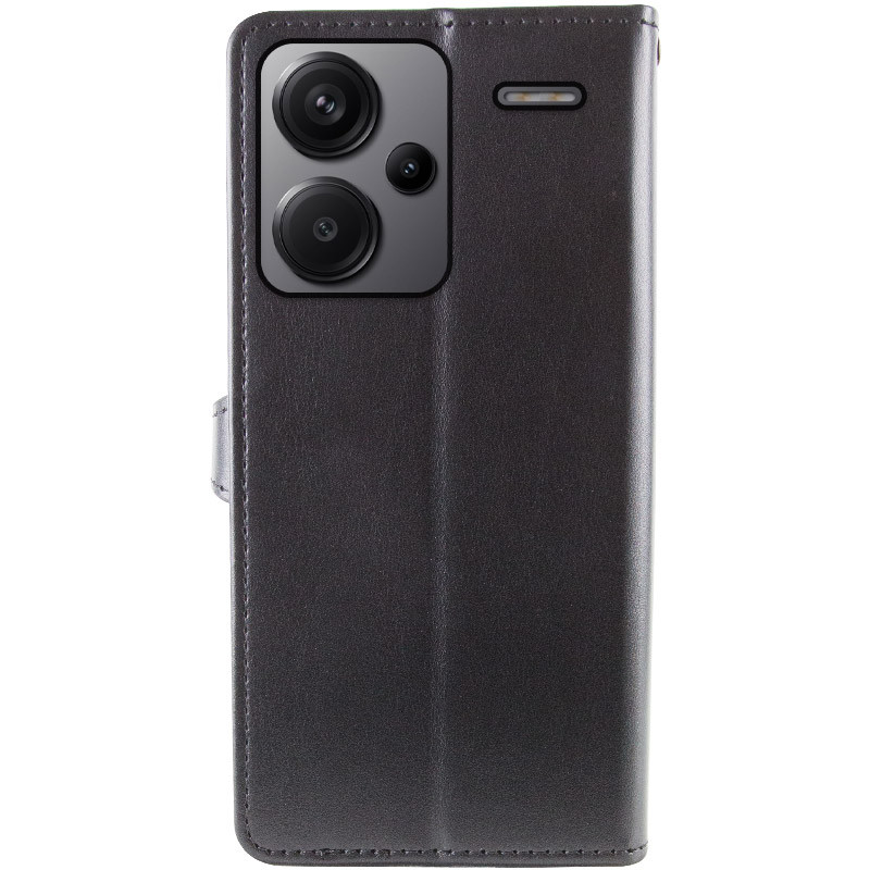 Фото Шкіряний чохол-книжка GETMAN Gallant (PU) для Xiaomi Redmi Note 13 Pro+ (Чорний) на vchehle.ua