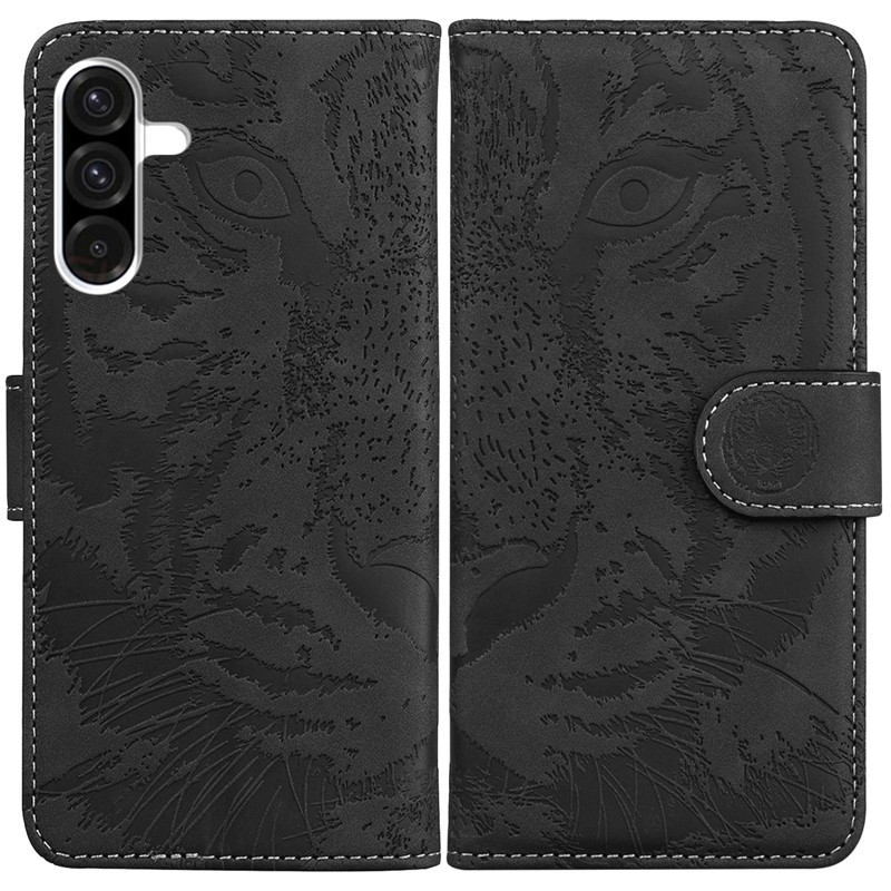 Купить Кожаный чехол-книжка Tiger для Samsung Galaxy A36 5G / A37 5G / A56 5G (Black) на vchehle.ua