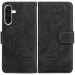 Купить Кожаный чехол-книжка Tiger для Samsung Galaxy A36 5G / A37 5G / A56 5G (Black) на vchehle.ua