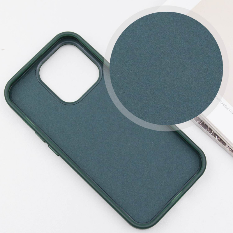 Фото Шкіряний чохол SnapCase with Magnetic Fit на Apple iPhone 16 Pro Max (6.9") (Green) в маназині vchehle.ua