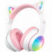 Накладні бездротові навушники Proove Kids LumiCat (APP) (White / Pink)