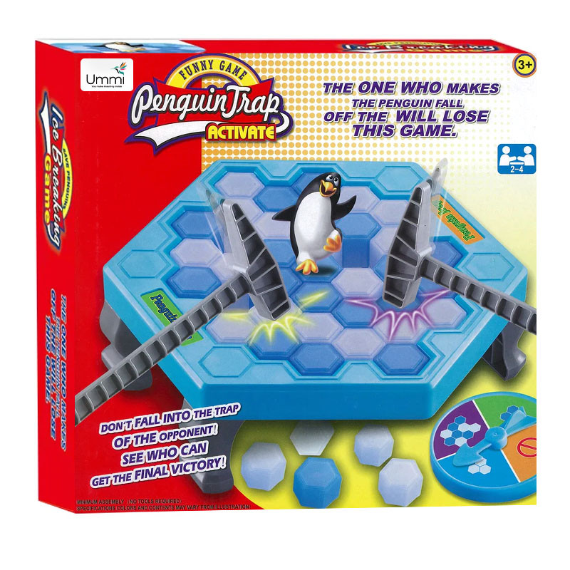 Фото Настольная интерактивная игра Ummi 61788 Penguin Trap (Blue) на vchehle.ua